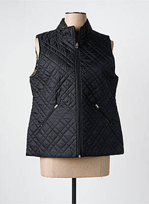Gilet sans manche noir PAUL BRIAL pour femme