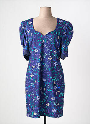 Robe courte bleu PAUL BRIAL femme