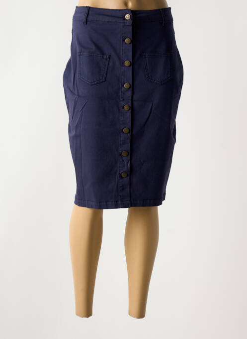 Jupe courte bleu PAUL BRIAL pour femme