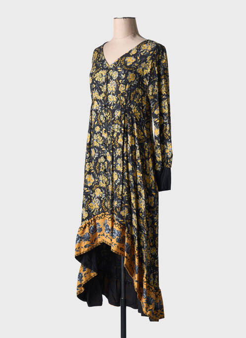 Robe longue jaune PAUL BRIAL femme