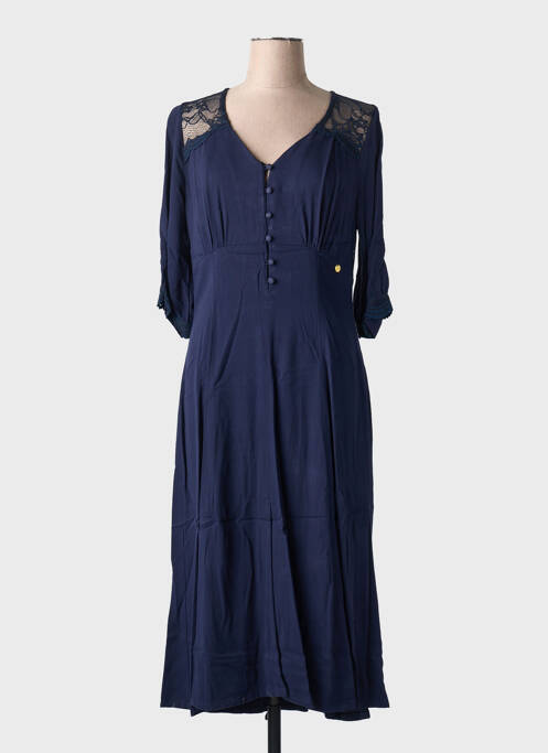 Robe longue bleu PAUL BRIAL pour femme