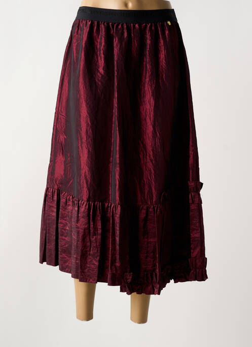 Jupe mi-longue rose PAUL BRIAL pour femme