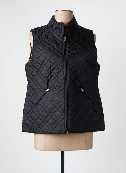 Gilet sans manche noir PAUL BRIAL pour femme