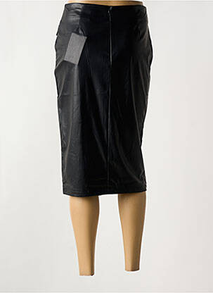 Jupe mi-longue noir PAUL BRIAL femme