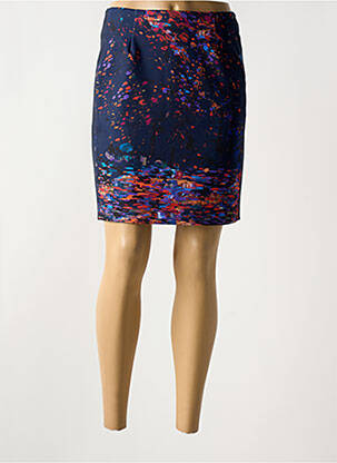 Jupe courte bleu PAUL BRIAL femme