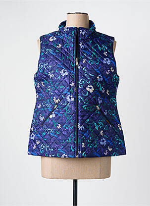 Gilet sans manche violet PAUL BRIAL femme