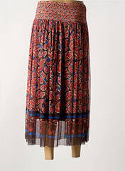 Jupe longue rose PAUL BRIAL pour femme seconde vue