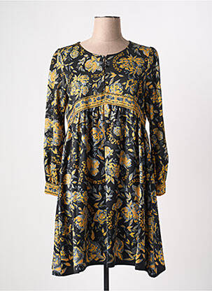 Robe courte jaune PAUL BRIAL pour femme