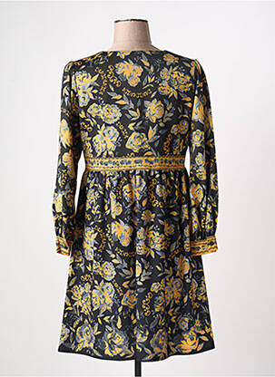 Robe courte jaune PAUL BRIAL femme