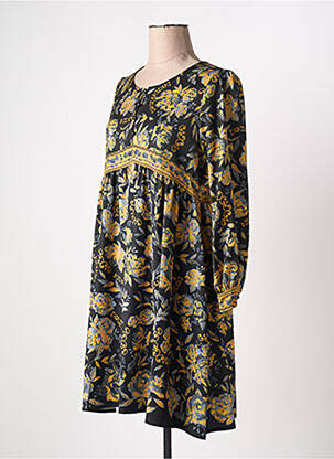 Robe courte jaune PAUL BRIAL femme