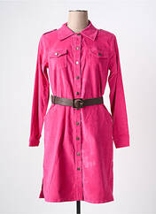 Robe courte rose PAUL BRIAL pour femme seconde vue