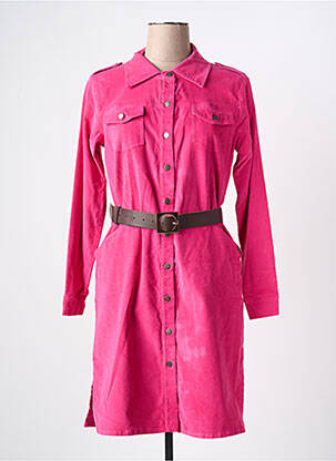 Robe courte rose PAUL BRIAL pour femme