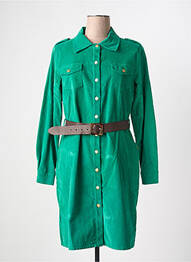 Robe courte vert PAUL BRIAL femme
