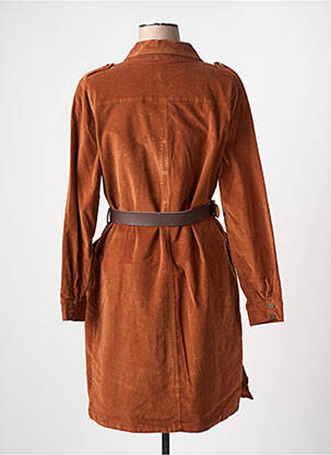 Robe courte orange PAUL BRIAL femme