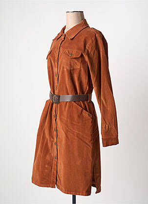 Robe courte orange PAUL BRIAL femme