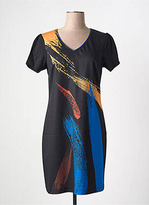Robe courte noir PAUL BRIAL femme