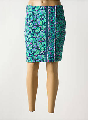 Jupe courte vert PAUL BRIAL pour femme