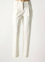 Pantalon slim blanc PAUL BRIAL pour femme seconde vue