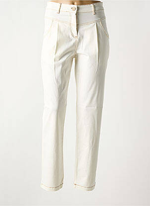 Pantalon slim blanc PAUL BRIAL pour femme