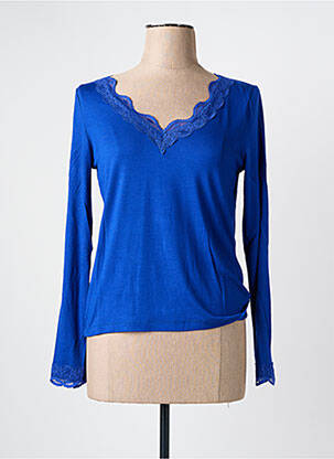T-shirt bleu PAUL BRIAL femme