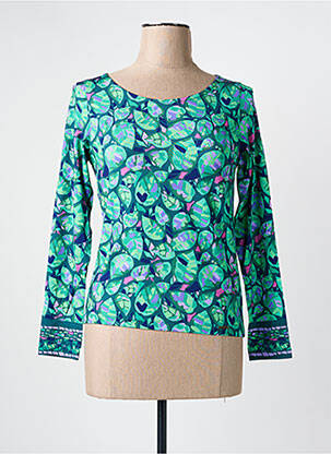 T-shirt vert PAUL BRIAL femme