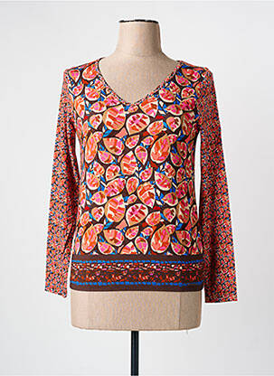 T-shirt rose PAUL BRIAL pour femme