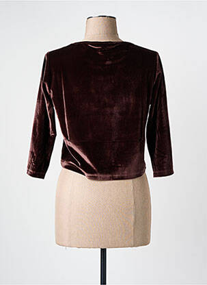 Top marron PAUL BRIAL femme