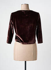 Top marron PAUL BRIAL pour femme seconde vue