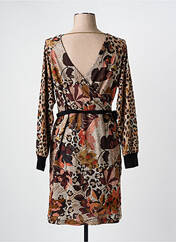 Robe courte marron PAUL BRIAL pour femme seconde vue