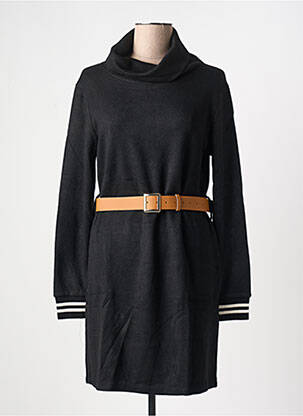 Robe courte noir PAUL BRIAL femme