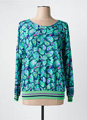 Pull vert PAUL BRIAL pour femme seconde vue