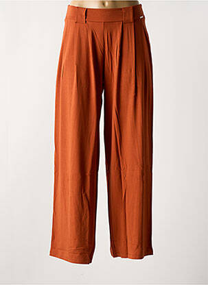 Pantalon large orange MALOKA pour femme
