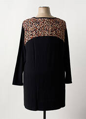 Tunique manches longues noir MALOKA pour femme seconde vue