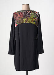 Tunique manches longues noir MALOKA pour femme seconde vue