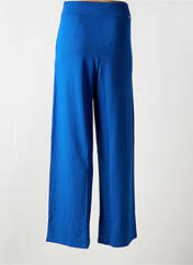 Pantalon droit bleu MALOKA pour femme seconde vue