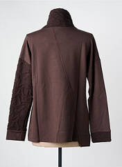 Sweat-shirt marron MALOKA pour femme seconde vue