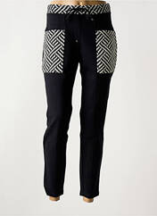 Pantalon slim noir MALOKA pour femme seconde vue