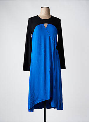 Robe mi-longue bleu MALOKA femme
