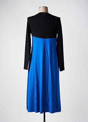 Robe mi-longue bleu MALOKA femme