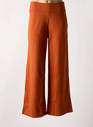 Pantalon droit orange MALOKA femme
