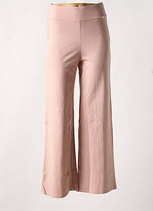 Pantalon droit rose MALOKA pour femme