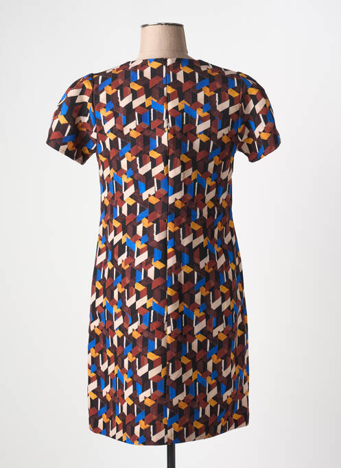 Robe courte marron PAUL BRIAL femme