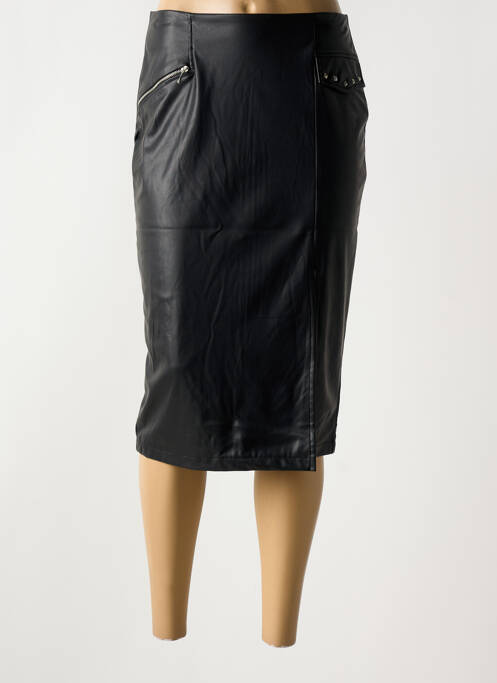 Jupe mi-longue noir PAUL BRIAL pour femme