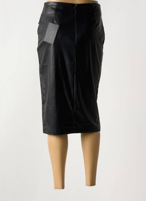 Jupe mi-longue noir PAUL BRIAL femme