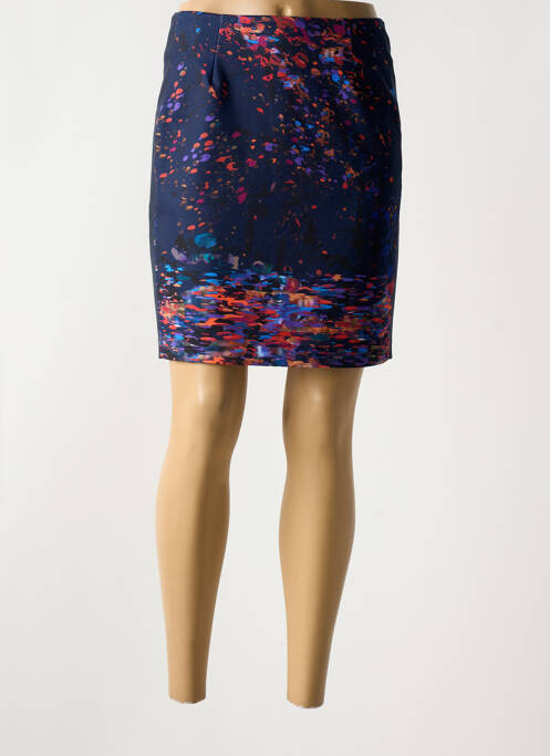 Jupe courte bleu PAUL BRIAL pour femme