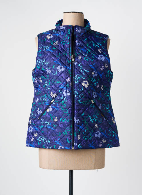 Gilet sans manche violet PAUL BRIAL pour femme