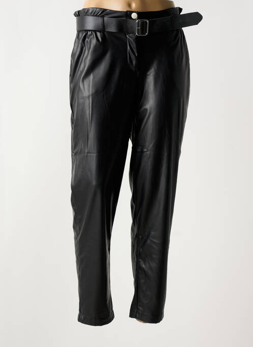 Pantalon droit noir PAUL BRIAL pour femme