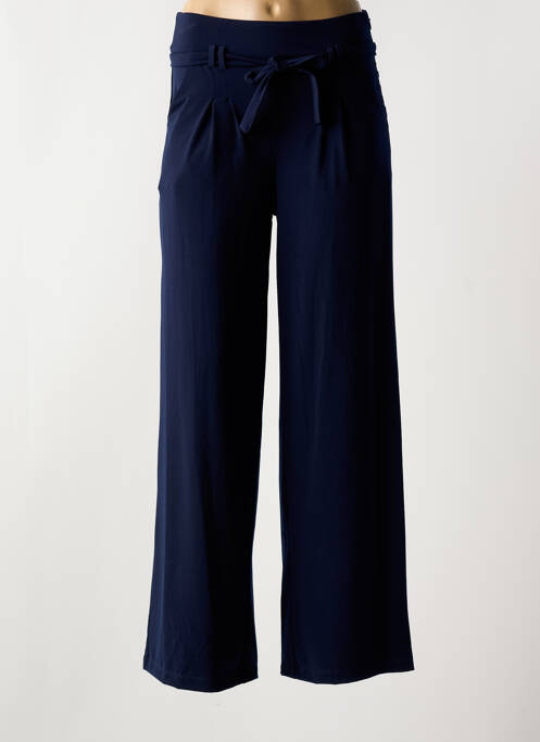 Pantalon droit bleu PAUL BRIAL pour femme