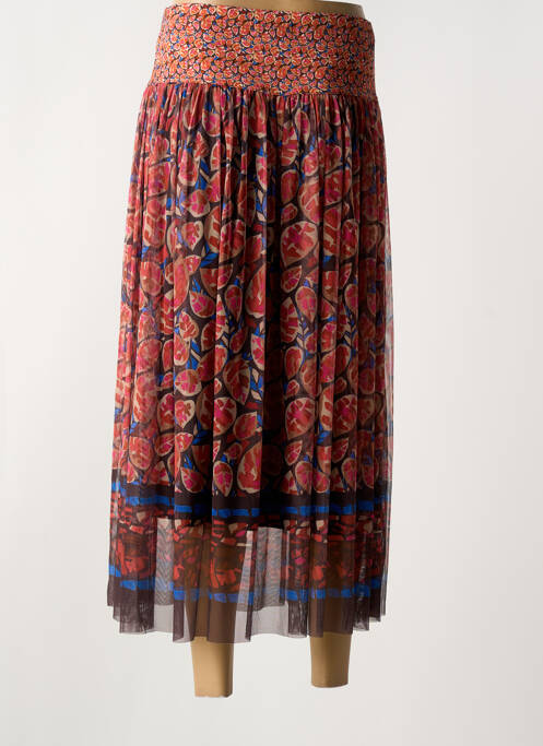 Jupe longue rose PAUL BRIAL femme