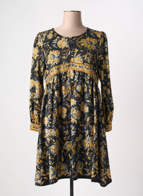 Robe courte jaune PAUL BRIAL pour femme